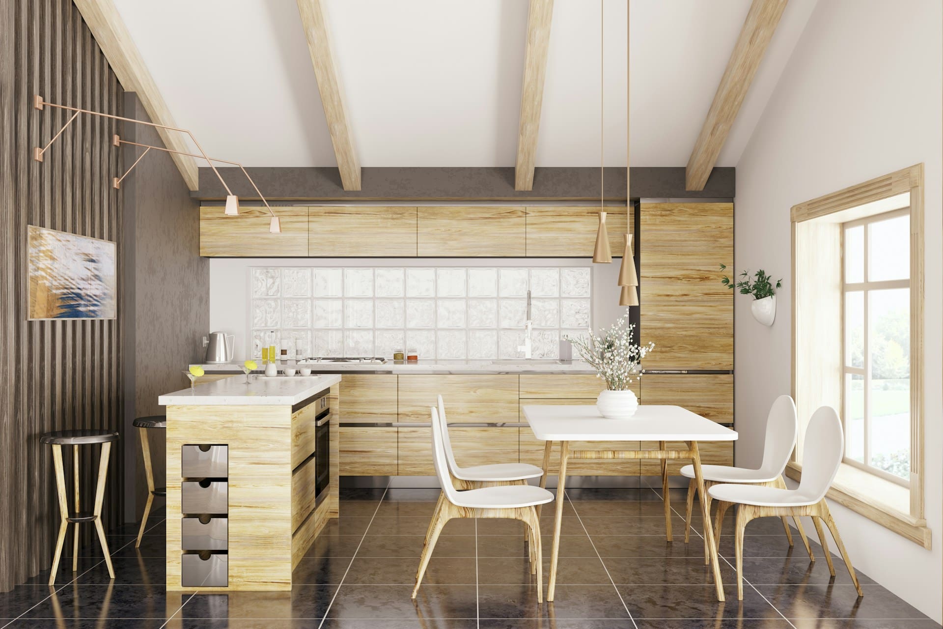 oak cabinet