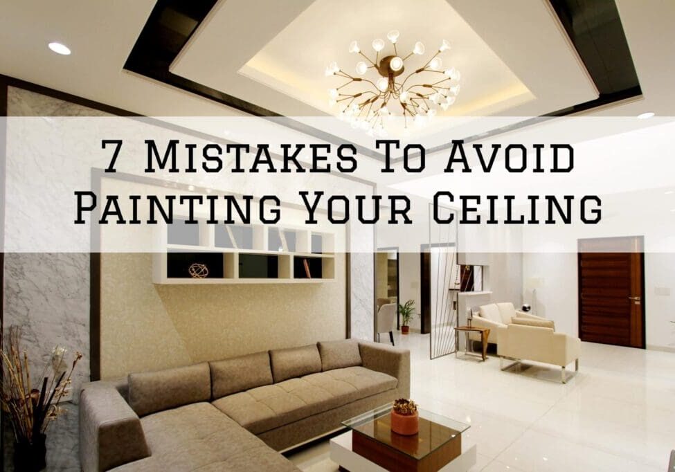 Mistakes to avoid when painting your ceiling